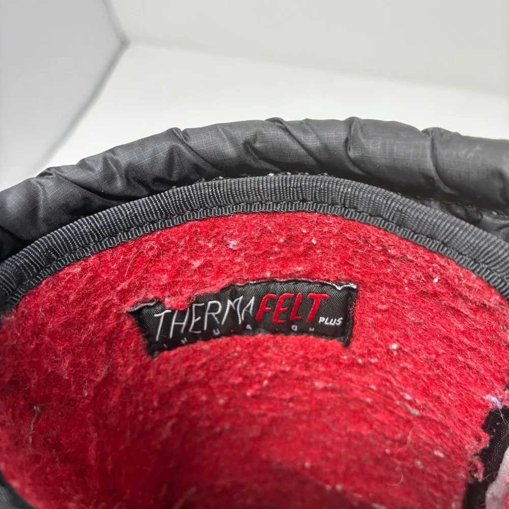 The North Face Women's Size 5 Black‎ Leather Winter Snow Boots Insulated